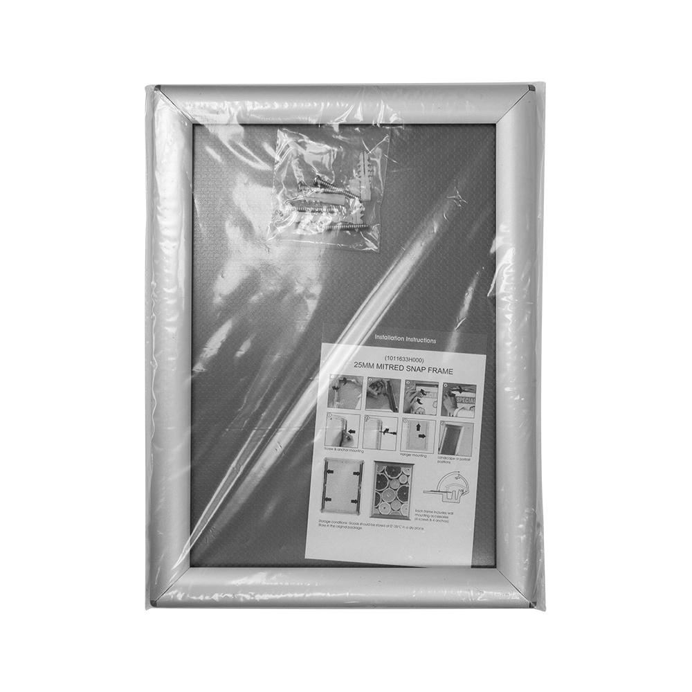 Poster clip silver, small