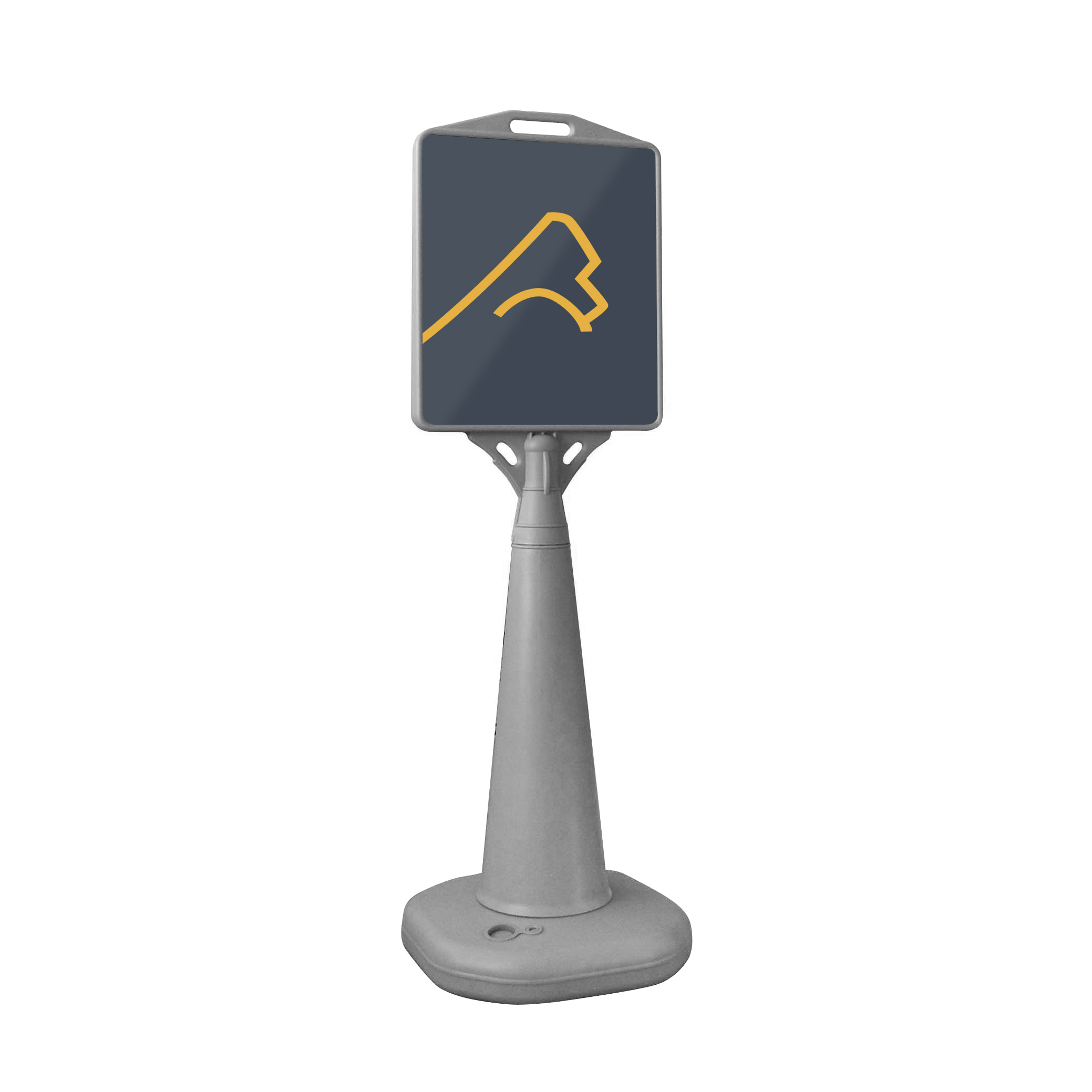 Outdoor Sign Holder Outdoor Cone Sign Silverback Visual